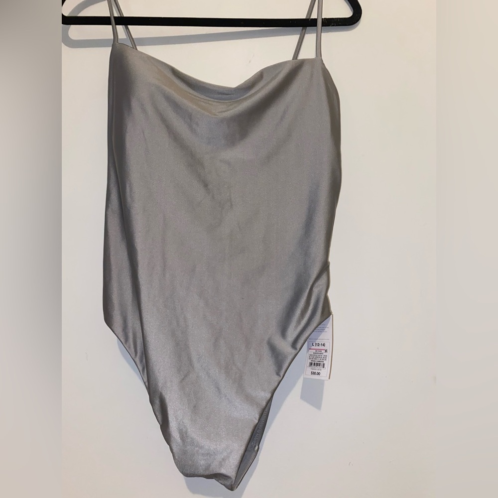 Shade & Shore Silver Swimsuit - Picture 2 of 5